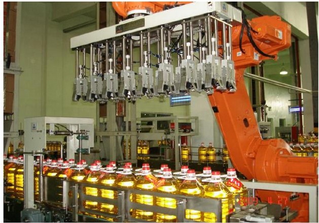 自動(dòng)食用油裝箱機(jī)